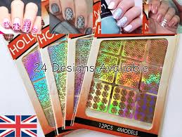 3 for 2 nail art stickers vinyl hollow