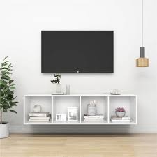 Wall Mounted Tv Cabinet White 37x37x142