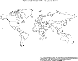 Printable Blank World Outline Maps Royalty Free Globe