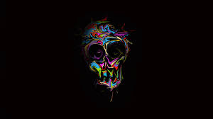 3840x2160 best hd wallpapers of dark, 4k uhd 16:9 desktop backgrounds for pc & mac, laptop, tablet, mobile phone. 2560x1440 Colorful Skull Dark Art 4k 1440p Resolution Hd 4k Wallpapers Images Backgrounds Photos And Pictures