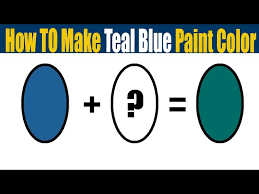 Color Mixing To Make Teal Blue
