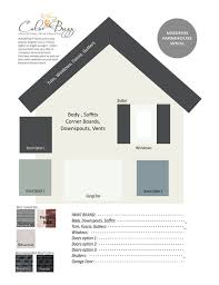 Farmhouse Exterior Paint Color Palette