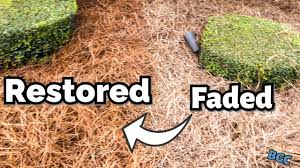 easily make your pine straw mulch look