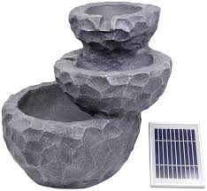 Buy Gardenwize Solar Rock Water Feature