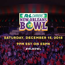 r l carriers new orleans bowl 2018 date
