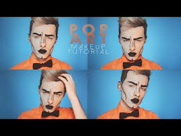 male pop art makeup tutorial you
