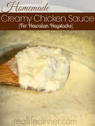 homemade creamy en sauce for