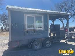 7 x 16 barbecue concession trailer