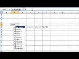 A Formula Into An Excel Spreadsheet