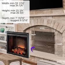 Ventless Electric Fireplace Insert