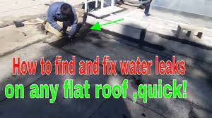 Following are some tips for mending leaks on flat roofs and in this case, it's best to call a professional roofer. Flat Roofing Repair How To Find And Fix Water Leaks On Any Flat Roof Youtube