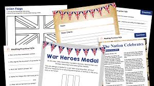 Encourage your students to observe the different techniques used in the creation. Ks2 Home Learning Pack Ve Day Plazoom