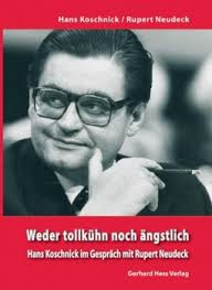 Im <b>Gerhard Hess</b> Verlag ist zum 80. Geburtstag von <b>Hans</b> Koschnick am 4. - koschnick