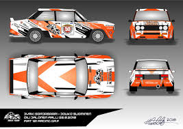 Design Of Rally Racing Liveries For Modern Rally Racing Cars