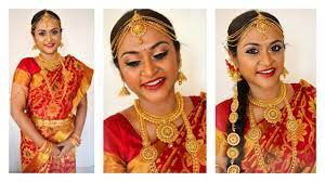south indian tamil bridal makeup look