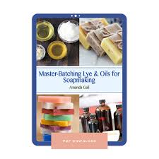 master batching lye and oils for