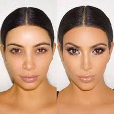 kim kardashian without makeup looks