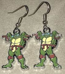 Ninja turtle earrings