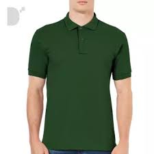 Lifeline Plain Classic Polo Shirt In Moss Green