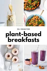 30 plant based breakfast ideas