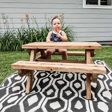 Diy Kids Picnic Table Plans Build For