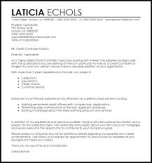 Credit Controller Cover Letter Sample Cover Letter Templates