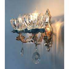 Crystal Pendant Candle Wall Sconces