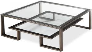 Mayfair Glass Square Coffee Table In