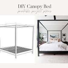 Canopy Bed Plans Printable Pdf