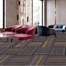 pp decorative modular carpet tile for