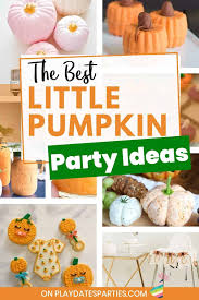 whimsical ideas for a little pumpkin party
