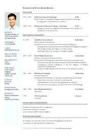 Job Application Resume Template