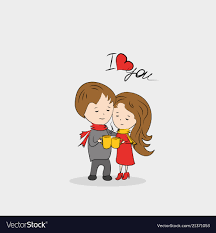 love couple royalty free vector image
