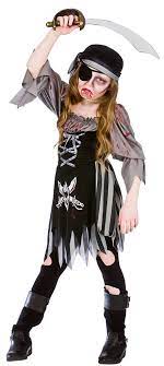 s zombie ghost pirate costume all
