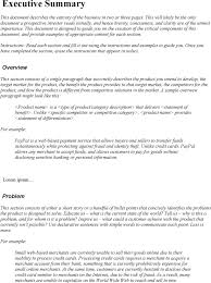 33 Executive Summary Template Free Download