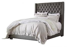 cayne queen upholstered panel bed