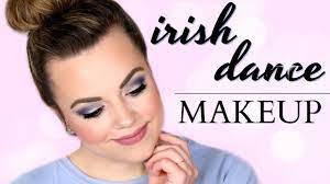 irish dance makeup blue silver dress