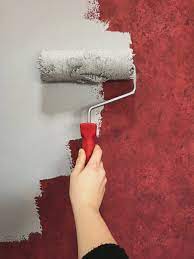 how to properly paint over wallpaper