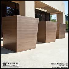 All of our high end outdoor planters are made in the usa! Rethinking Metal Planters In Commercial Design