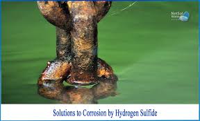 hydrogen sulfide or h2s cause corrosion