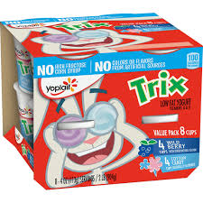 yoplait trix yogurt 8 pack cotton
