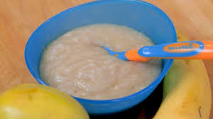 Banana Apple Rice Porridge Baby Food Recipe 6m