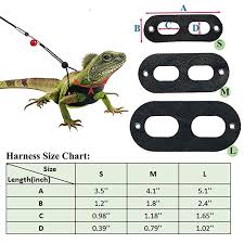 3 Packs Bearded Dragon Harness And Leash Adjustable S M L Soft Leather Reptile Lizard Leash For Amphibians And Other Small Pet Animals
