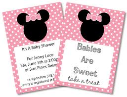 mickey mouse baby shower invitations