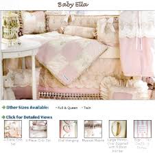 Toile Baby Bedding For A Baby Girl Or