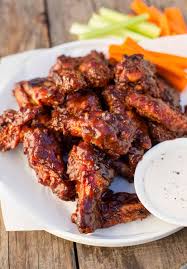 grilled en wings with crispy skin