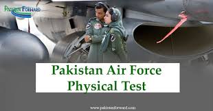 physical fitness test in pak army paf