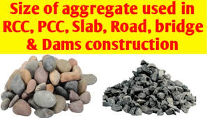 of aggregate used in rcc pcc slab