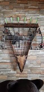 Archery Bow Rack Wall Mounted Bow Rack