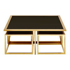 Orion Black Gold Coffee Table